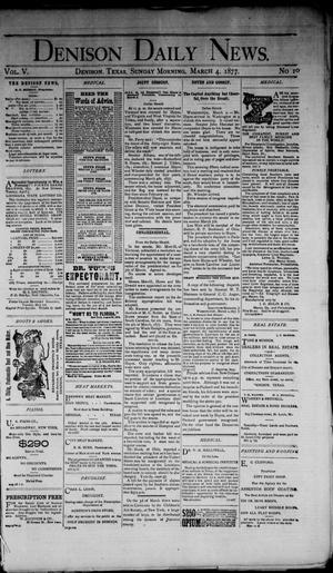 Denison Daily News. (Denison, Tex.), Vol. 5, No. 10, Ed. 1 Sunday, March 4, 1877
