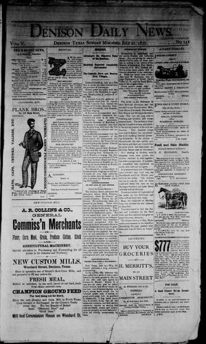 Denison Daily News. (Denison, Tex.), Vol. 5, No. 141, Ed. 1 Sunday, July 22, 1877