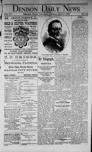 Denison Daily News. (Denison, Tex.), Vol. 4, No. 117, Ed. 1 Saturday, July 8, 1876