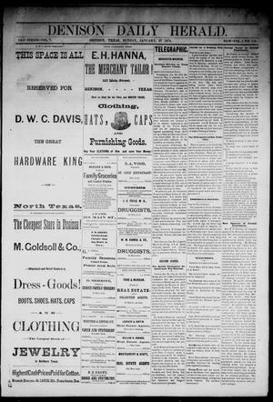 Denison Daily Herald. (Denison, Tex.), Vol. 1, No. 114, Ed. 1 Sunday, January 27, 1878