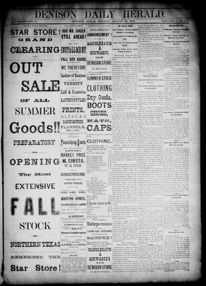 Denison Daily Herald. (Denison, Tex.), Vol. 1, No. 271, Ed. 1 Monday, August 19, 1878