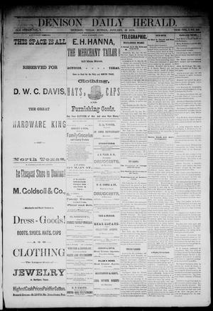 Denison Daily Herald. (Denison, Tex.), Vol. 1, No. 108, Ed. 1 Sunday, January 20, 1878