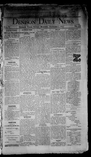 Denison Daily News. (Denison, Tex.), Vol. 5, No. 255, Ed. 1 Sunday, December 2, 1877