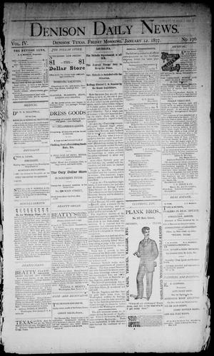 Denison Daily News. (Denison, Tex.), Vol. 4, No. 276, Ed. 1 Friday, January 12, 1877