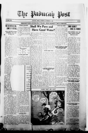 The Paducah Post (Paducah, Tex.), Vol. 18, No. 28, Ed. 1 Thursday, November 13, 1924