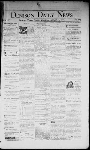 Denison Daily News. (Denison, Tex.), Vol. 4, No. 284, Ed. 1 Sunday, January 21, 1877