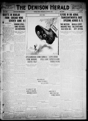 The Denison Herald (Denison, Tex.), Vol. 31, No. 65, Ed. 1 Wednesday, October 8, 1919
