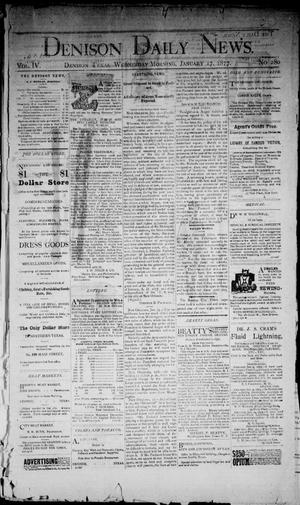 Denison Daily News. (Denison, Tex.), Vol. 4, No. 280, Ed. 1 Wednesday, January 17, 1877