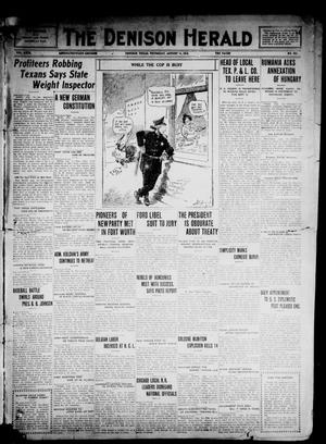 The Denison Herald (Denison, Tex.), Vol. 29, No. 280, Ed. 1 Thursday, August 14, 1919