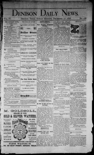 Denison Daily News. (Denison, Tex.), Vol. 4, No. 256, Ed. 1 Sunday, December 17, 1876