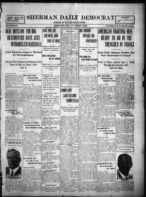 Sherman Daily Democrat (Sherman, Tex.), Vol. THIRTY-SIXTH YEAR, Ed. 1 Thursday, June 28, 1917