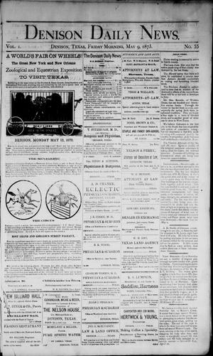 Denison Daily News. (Denison, Tex.), Vol. 1, No. 55, Ed. 1 Friday, May 9, 1873