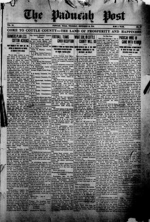 The Paducah Post (Paducah, Tex.), Vol. 9, No. 28, Ed. 1 Thursday, November 26, 1914