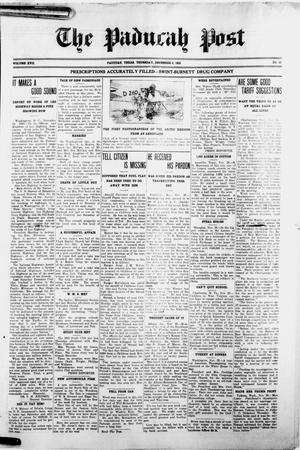 The Paducah Post (Paducah, Tex.), Vol. 17, No. 31, Ed. 1 Thursday, December 6, 1923