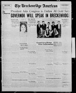 The Breckenridge American (Breckenridge, Tex.), Vol. 15, No. 175, Ed. 1, Thursday, June 27, 1935