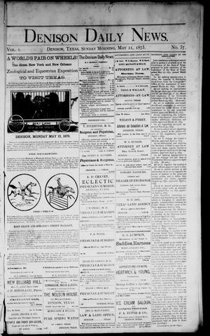 Denison Daily News. (Denison, Tex.), Vol. 1, No. 57, Ed. 1 Sunday, May 11, 1873
