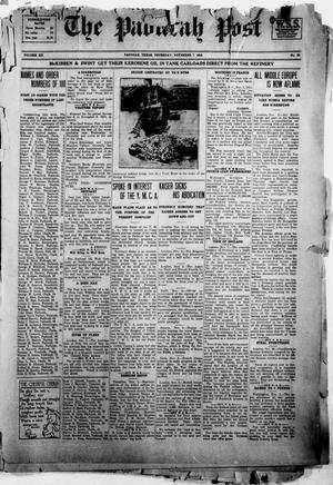 The Paducah Post (Paducah, Tex.), Vol. 12, No. 26, Ed. 1 Thursday, November 7, 1918