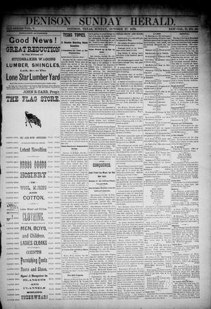 Denison Daily Herald. (Denison, Tex.), Vol. 2, No. 49, Ed. 1 Sunday, October 27, 1878