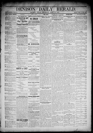 Denison Daily Herald. (Denison, Tex.), Vol. 1, No. 167, Ed. 1 Thursday, April 18, 1878