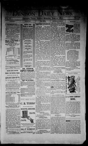 Denison Daily News. (Denison, Tex.), Vol. 5, No. 105, Ed. 1 Sunday, June 10, 1877