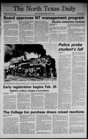 The North Texas Daily (Denton, Tex.), Vol. 68, No. 63, Ed. 1 Tuesday, January 29, 1985