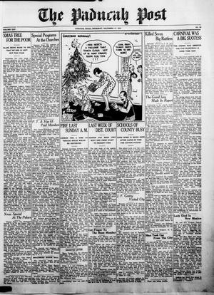 The Paducah Post (Paducah, Tex.), Vol. 25, No. 34, Ed. 1 Thursday, December 17, 1931