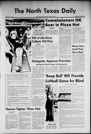 The North Texas Daily (Denton, Tex.), Vol. 57, No. 84, Ed. 1 Thursday, March 7, 1974
