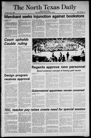 The North Texas Daily (Denton, Tex.), Vol. 66, No. 111, Ed. 1 Thursday, June 2, 1983