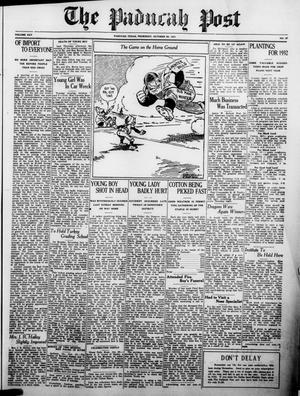 The Paducah Post (Paducah, Tex.), Vol. 25, No. 27, Ed. 1 Thursday, October 29, 1931