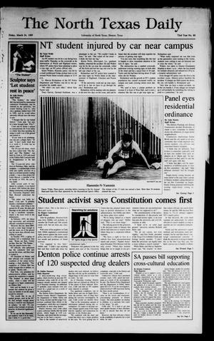 The North Texas Daily (Denton, Tex.), Vol. 72, No. 89, Ed. 1 Friday, March 24, 1989