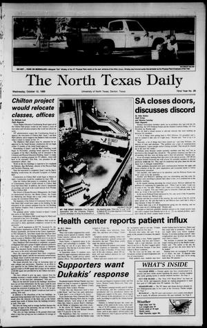 The North Texas Daily (Denton, Tex.), Vol. 72, No. 26, Ed. 1 Wednesday, October 12, 1988