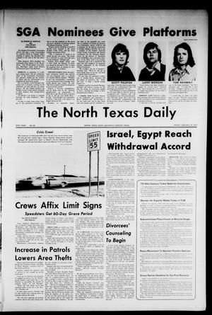 The North Texas Daily (Denton, Tex.), Vol. 57, No. 57, Ed. 1 Friday, January 18, 1974
