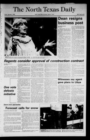 The North Texas Daily (Denton, Tex.), Vol. 66, No. 66, Ed. 1 Friday, February 4, 1983
