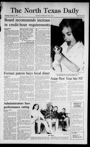 The North Texas Daily (Denton, Tex.), Vol. 72, No. 68, Ed. 1 Wednesday, February 8, 1989