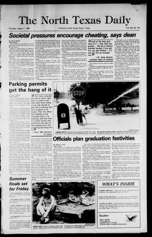The North Texas Daily (Denton, Tex.), Vol. 71, No. 123, Ed. 1 Thursday, August 11, 1988