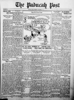 The Paducah Post (Paducah, Tex.), Vol. 25, No. 28, Ed. 1 Thursday, November 5, 1931