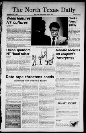 The North Texas Daily (Denton, Tex.), Vol. 71, No. 96, Ed. 1 Wednesday, April 6, 1988
