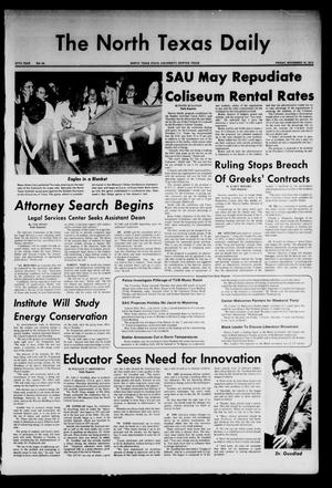 The North Texas Daily (Denton, Tex.), Vol. 57, No. 44, Ed. 1 Friday, November 16, 1973