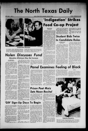 The North Texas Daily (Denton, Tex.), Vol. 57, No. 73, Ed. 1 Friday, February 15, 1974