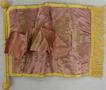 Thumbnail image of item number 1 in: '[Mauve banner with a yellow border and  yellow fringe at bottom]'.
