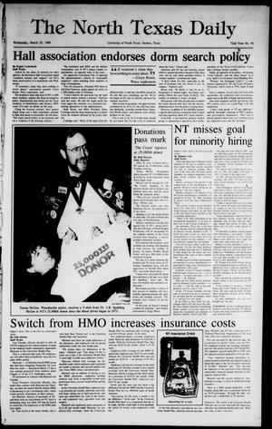 The North Texas Daily (Denton, Tex.), Vol. 72, No. 91, Ed. 1 Wednesday, March 29, 1989