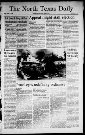 The North Texas Daily (Denton, Tex.), Vol. 72, No. 101, Ed. 1 Friday, April 14, 1989