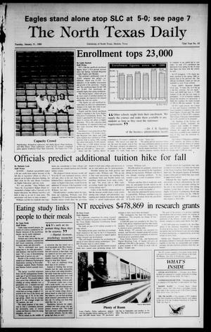 The North Texas Daily (Denton, Tex.), Vol. 72, No. 63, Ed. 1 Tuesday, January 31, 1989