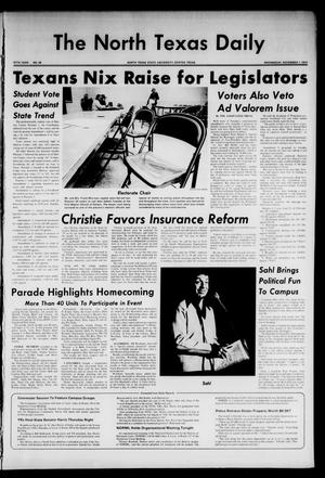 The North Texas Daily (Denton, Tex.), Vol. 57, No. 38, Ed. 1 Wednesday, November 7, 1973