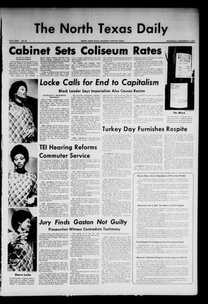 The North Texas Daily (Denton, Tex.), Vol. 57, No. 46, Ed. 1 Wednesday, November 21, 1973