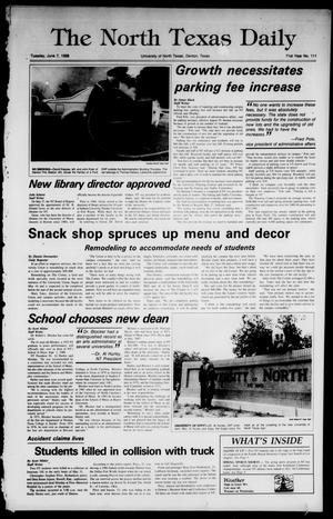 The North Texas Daily (Denton, Tex.), Vol. 71, No. 111, Ed. 1 Tuesday, June 7, 1988