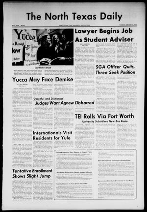 The North Texas Daily (Denton, Tex.), Vol. 57, No. 54, Ed. 1 Tuesday, January 15, 1974