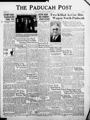 The Paducah Post (Paducah, Tex.), Vol. 31, No. 24, Ed. 1 Thursday, September 30, 1937