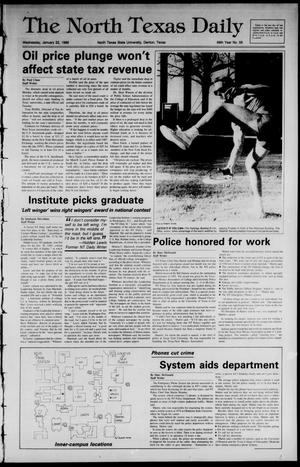 The North Texas Daily (Denton, Tex.), Vol. 69, No. 56, Ed. 1 Wednesday, January 22, 1986