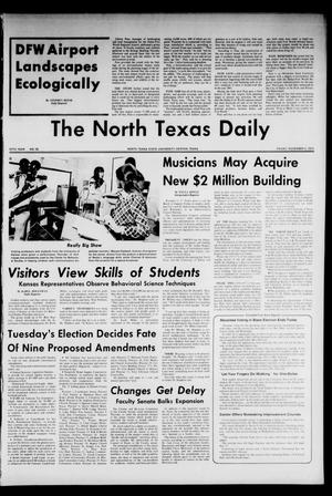 The North Texas Daily (Denton, Tex.), Vol. 57, No. 36, Ed. 1 Friday, November 2, 1973